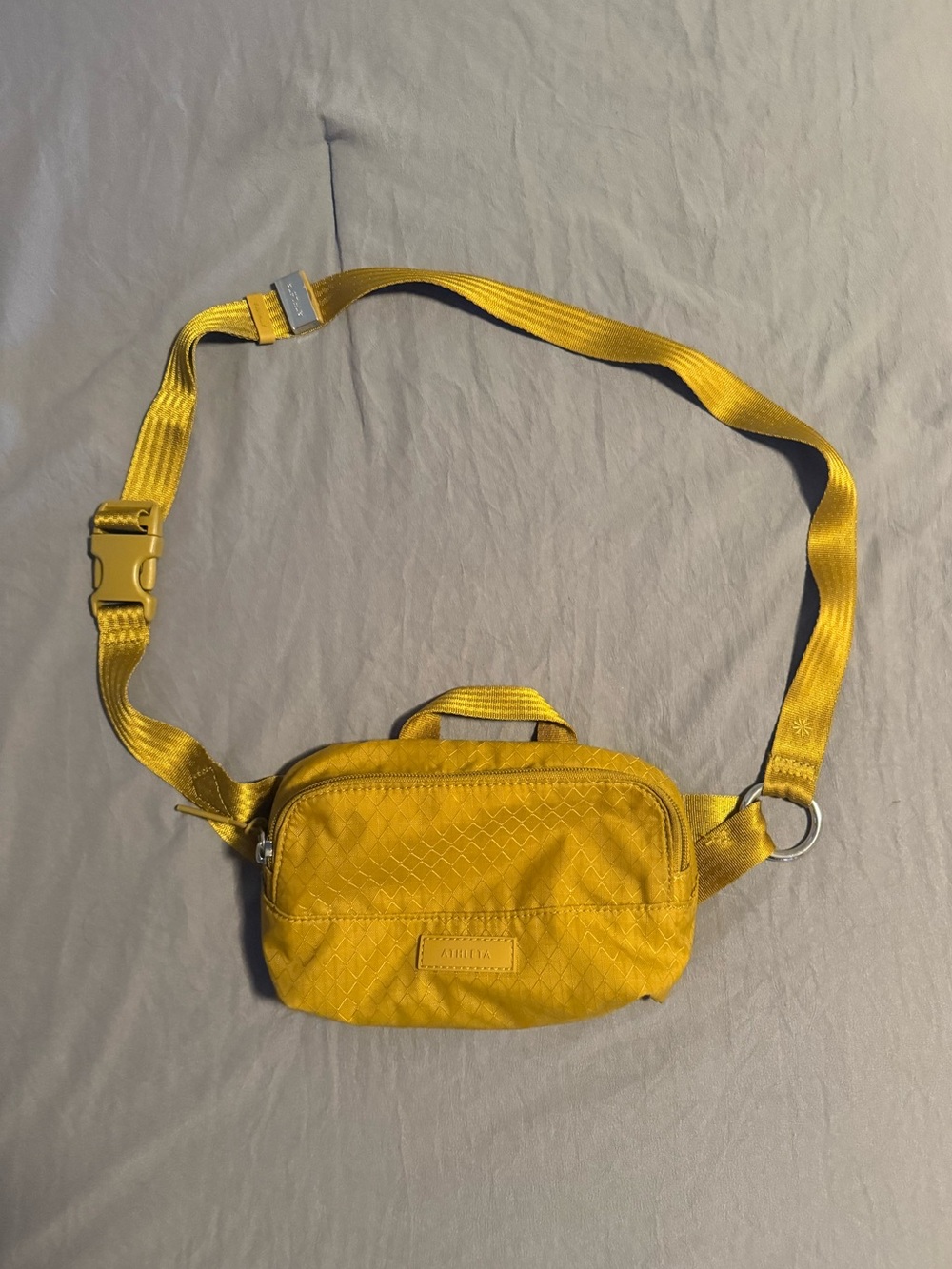 Athleta Pablo Verde Mini Belt Bag Mustard Gold Color